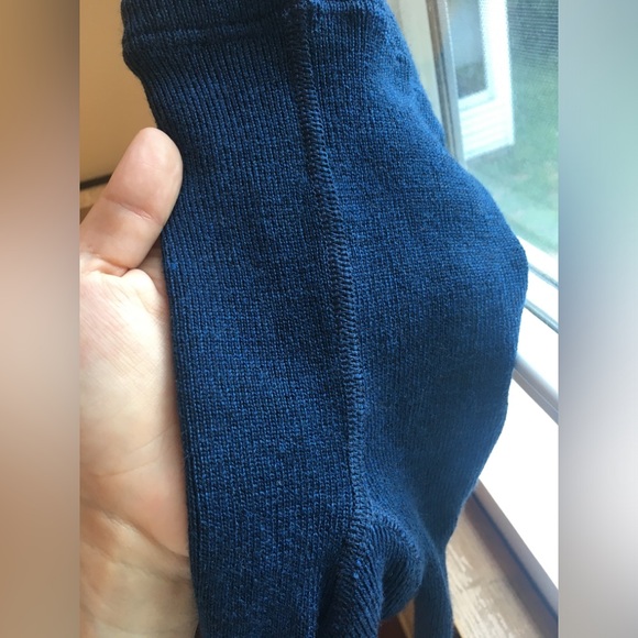 MamaOwl Selana baby merino/cotton tights - marine blue! - Picture 4 of 6